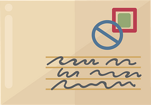 Addressed envelope