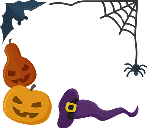 Halloween frame