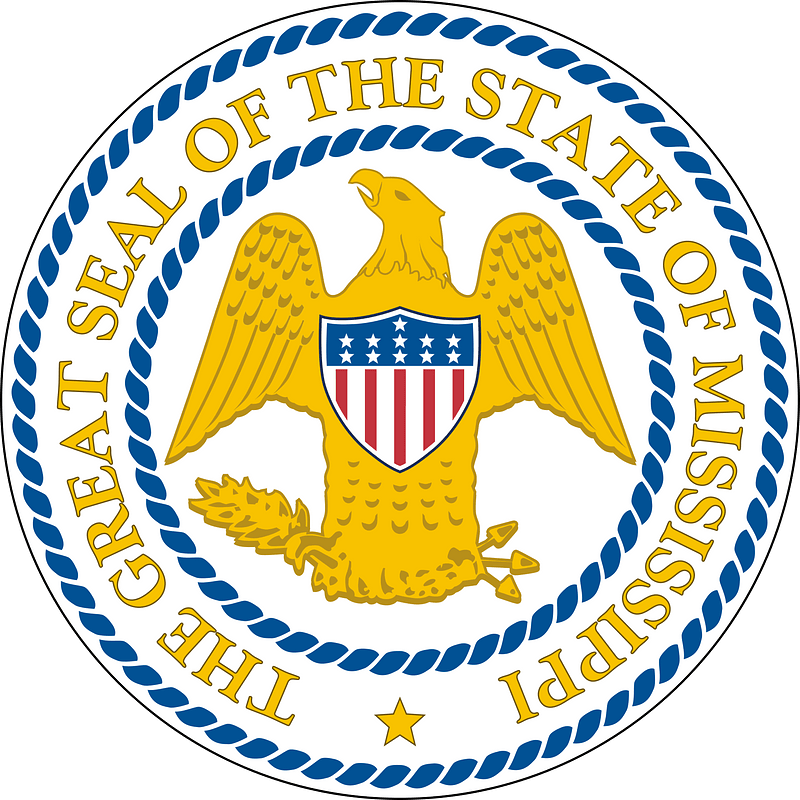 Seal of Mississippi (1879–2014) - Free vector clipart images on ...