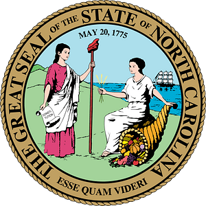 Seal of North Carolina (1971 1984)