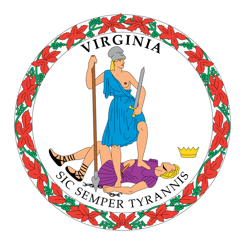 Virginia State Seal NARA
