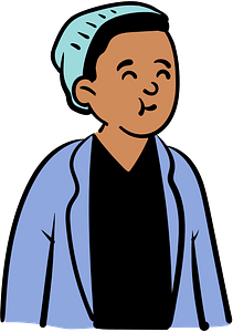 Boy with a beanie