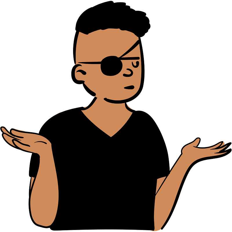 Boy with an eyepatch