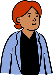Man in blue jacket