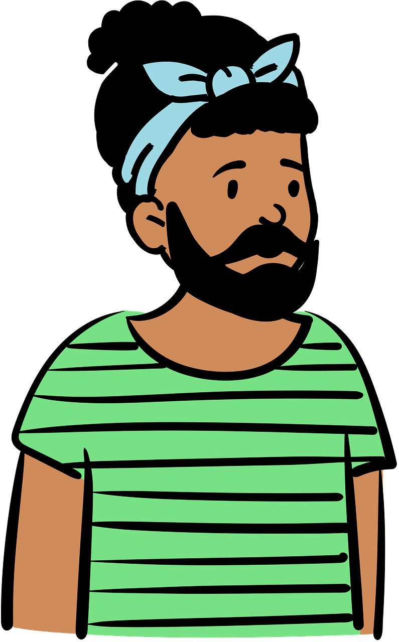 Man in green t-shirt