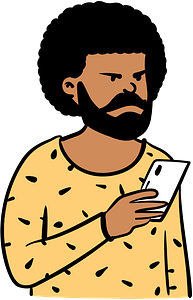 Man with a smartphone