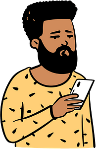 Man with a smartphone