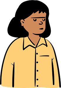 Woman in yellow shirt