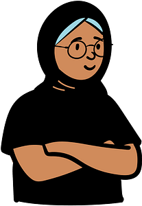 Woman with arms crossed