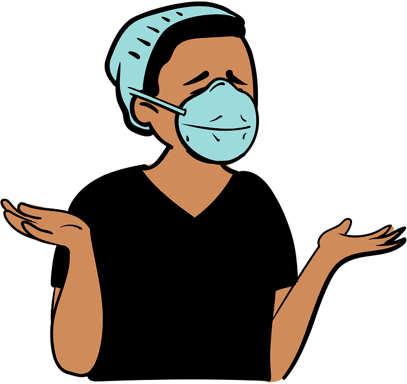 Boy in black t-shirt wearing face mask
