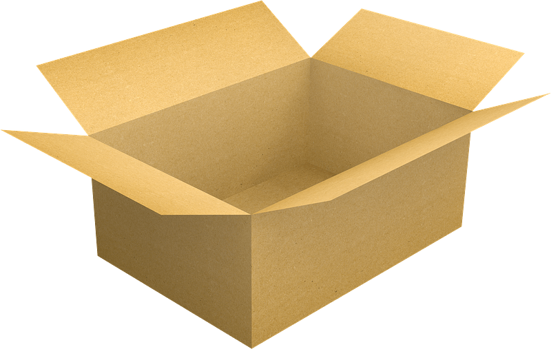 Cardboard box - Free vector clipart images on creazilla.com