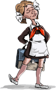 Soviet schoolgirl