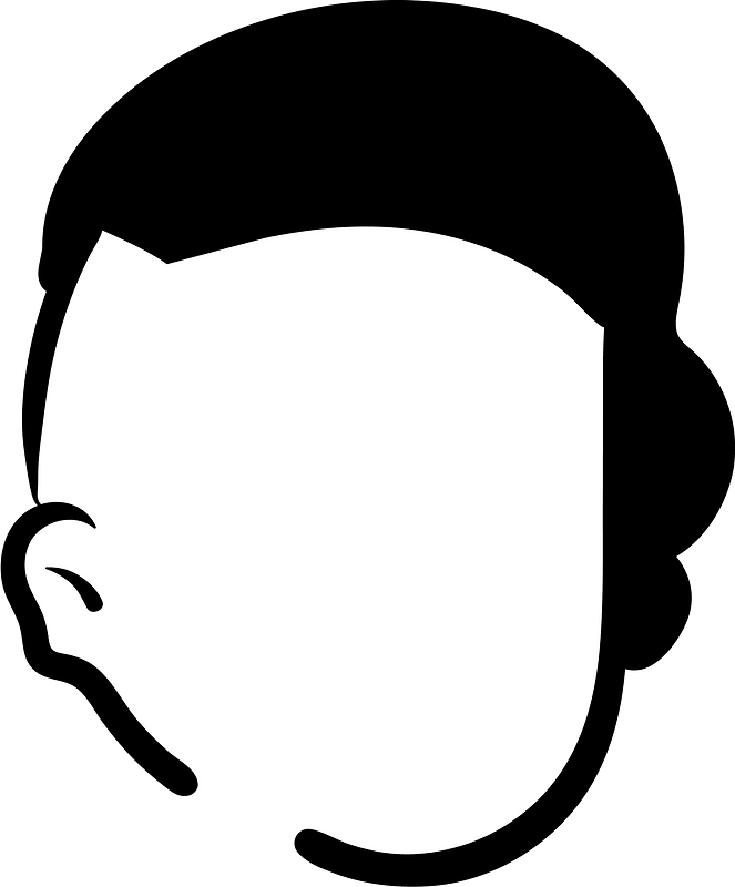 Shaved hair style
