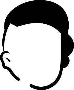 Shaved hair style
