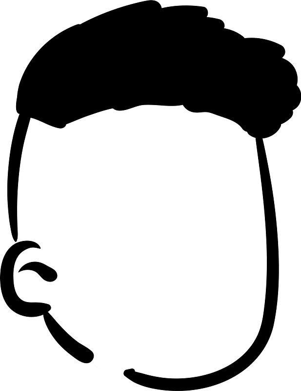 Shaved hair style
