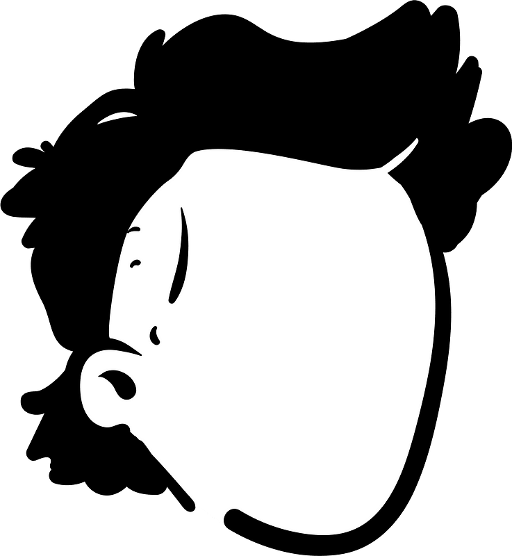 Shaved hair style