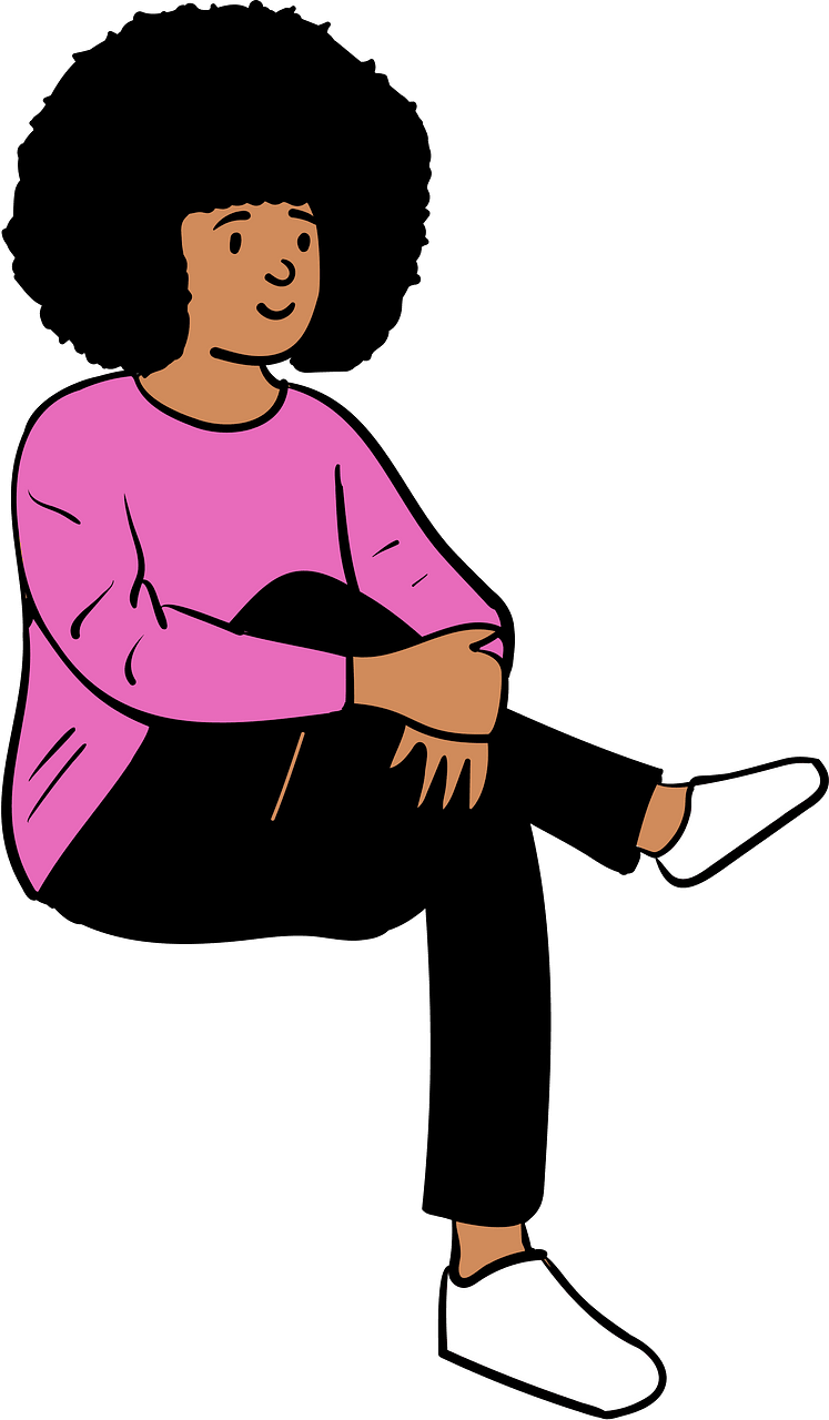 Woman sitting