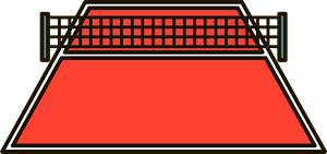 Terrain de volleyball