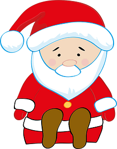 Santa Claus Sitting