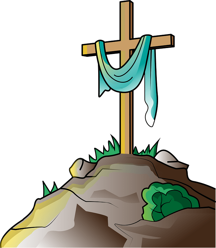 Easter Cross on Mountain