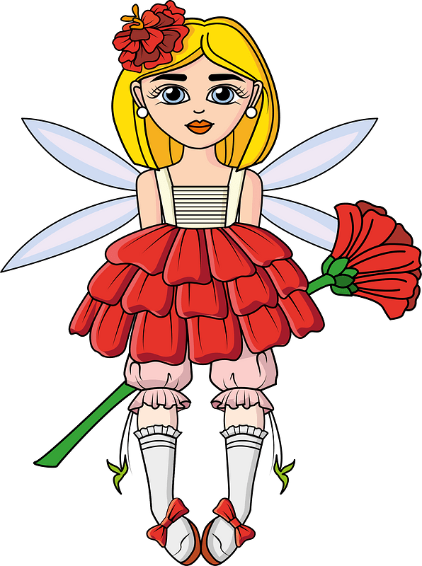 Flower Fairy Zinnia