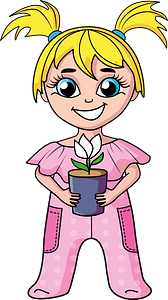 Baby with Flower