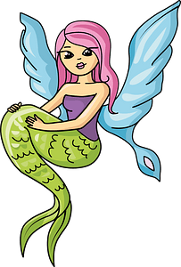 Mermaid with Wings