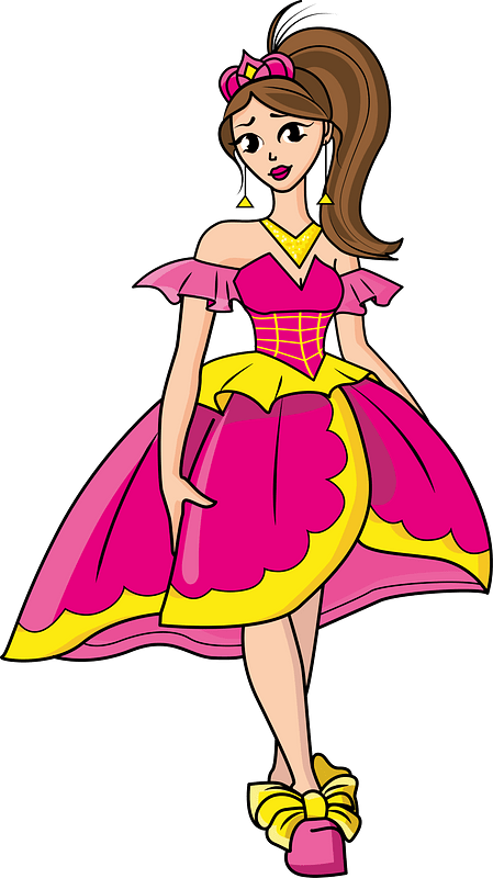 Pretty Princess - Free vector clipart images on creazilla.com