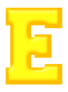 Letter E