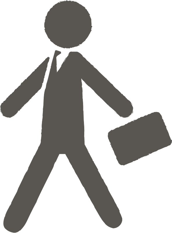 businessman pictogram