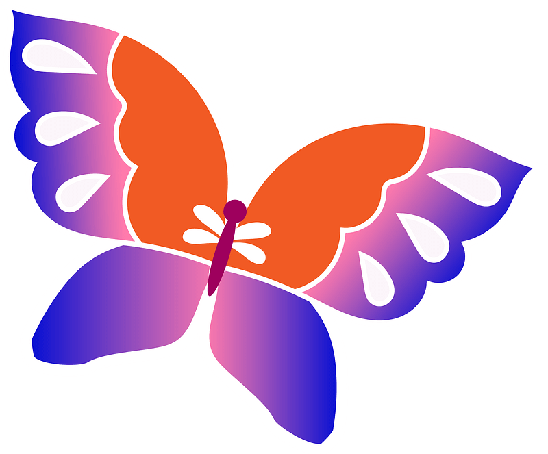 Butterfly - Free vector clipart images on creazilla.com