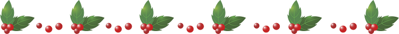 Christmas Holly Line