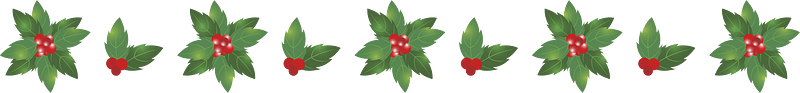 Christmas Holly Line