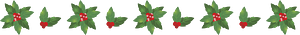 Christmas Holly Line