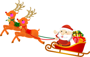 christmas santa claus reindeer