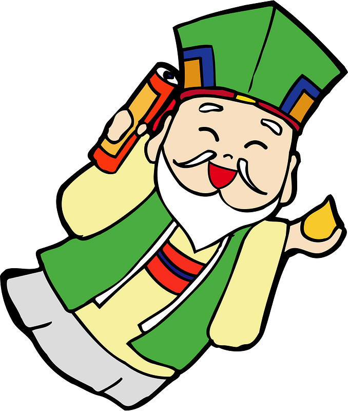 Lucky god of fortune
