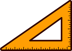 Triangular ruler