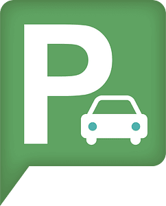 Parking lot map icon