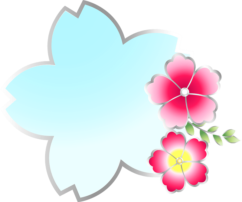 Peonies cherry blossoms
