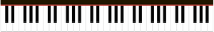 Piano keys