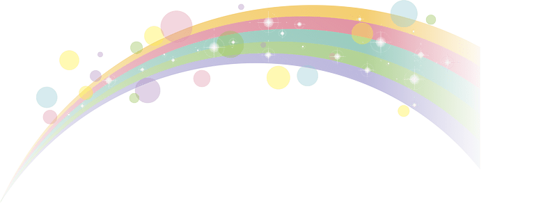 Rainbow dots background