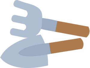 Rake shovel
