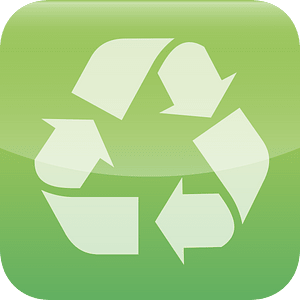Recycling sign