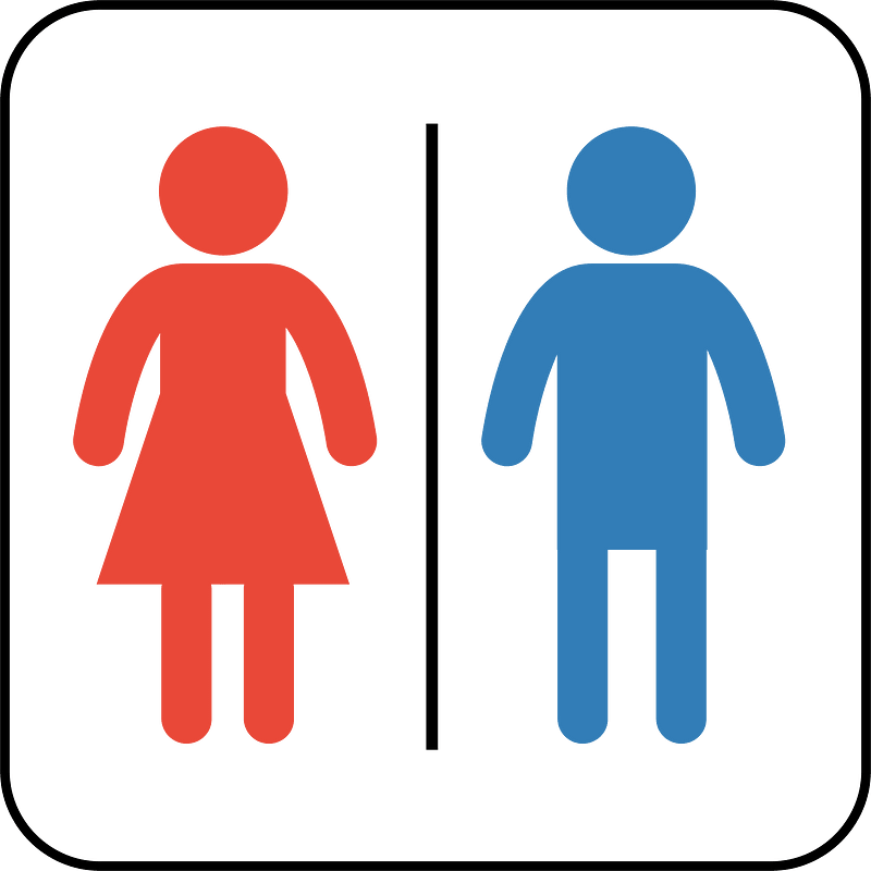 Restroom pictogram