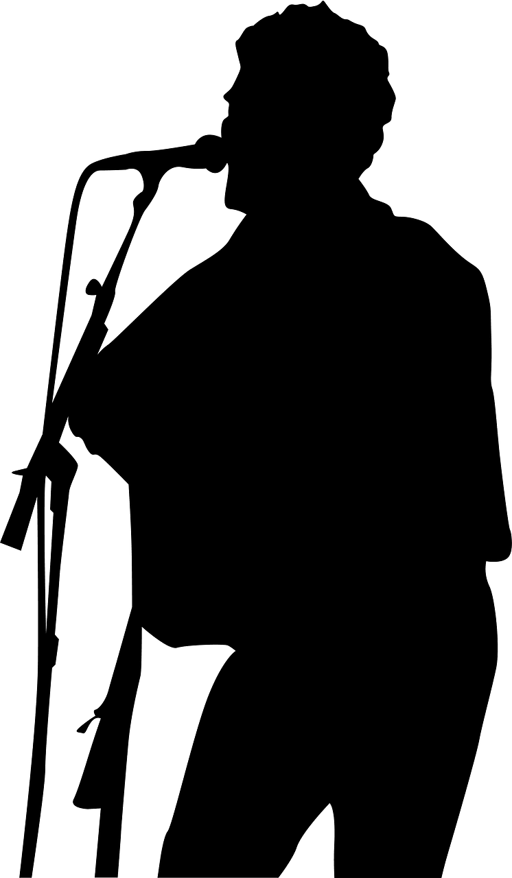 Singer silhouette