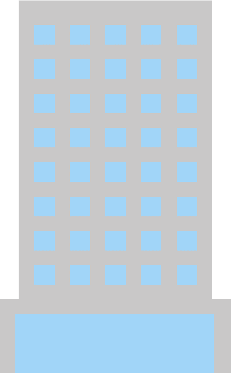 Skyscraper office buildings cityscape
