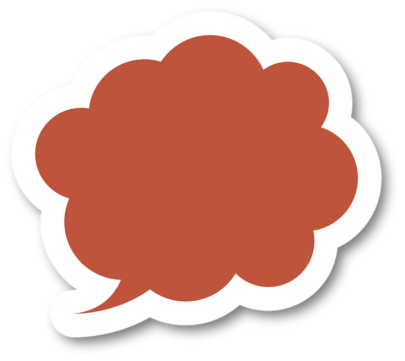 Speech balloon - Free vector clipart images on creazilla.com