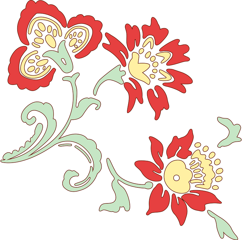 Vermilion flower