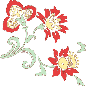 Vermilion flower