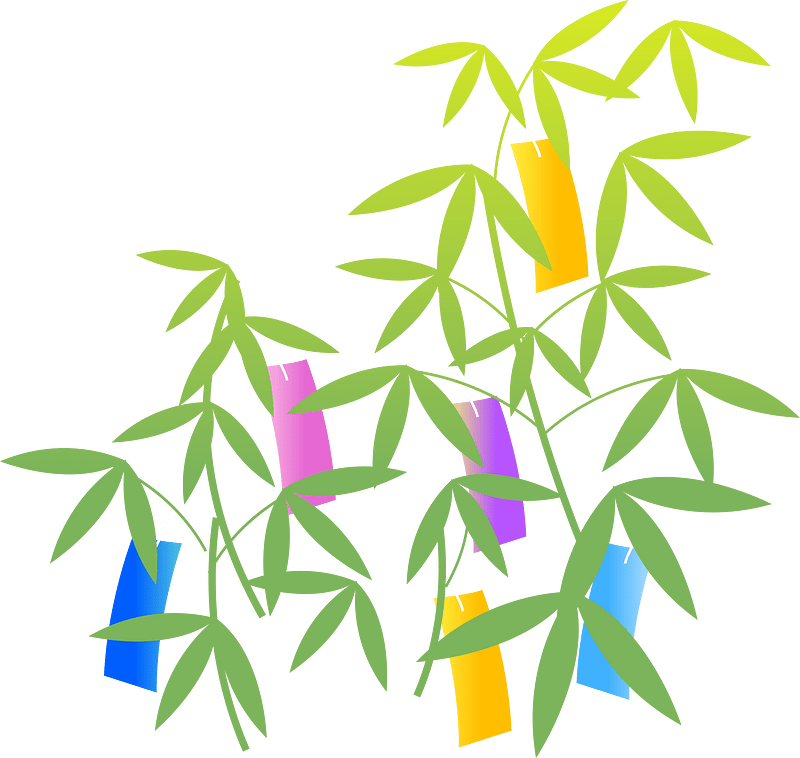 Decorated bamboo